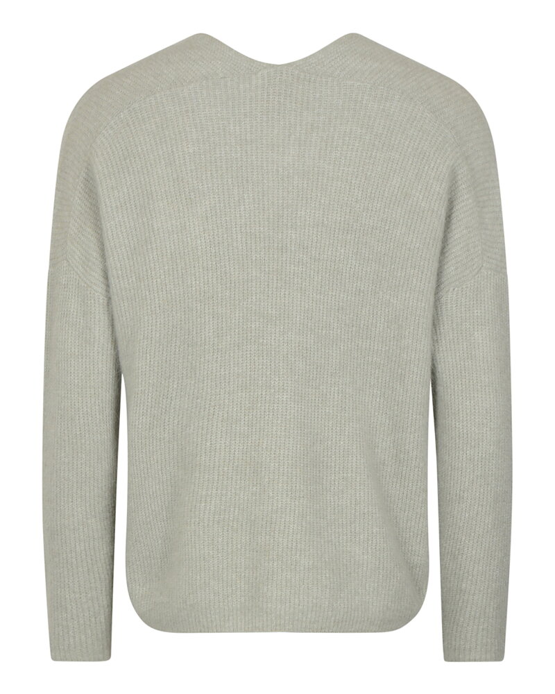 Jumper Thora v-ringad khakigrön