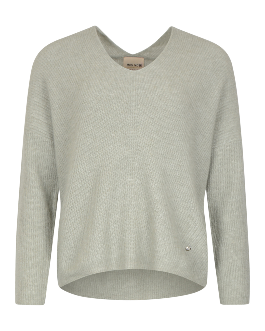 Jumper Thora v-ringad khakigrön