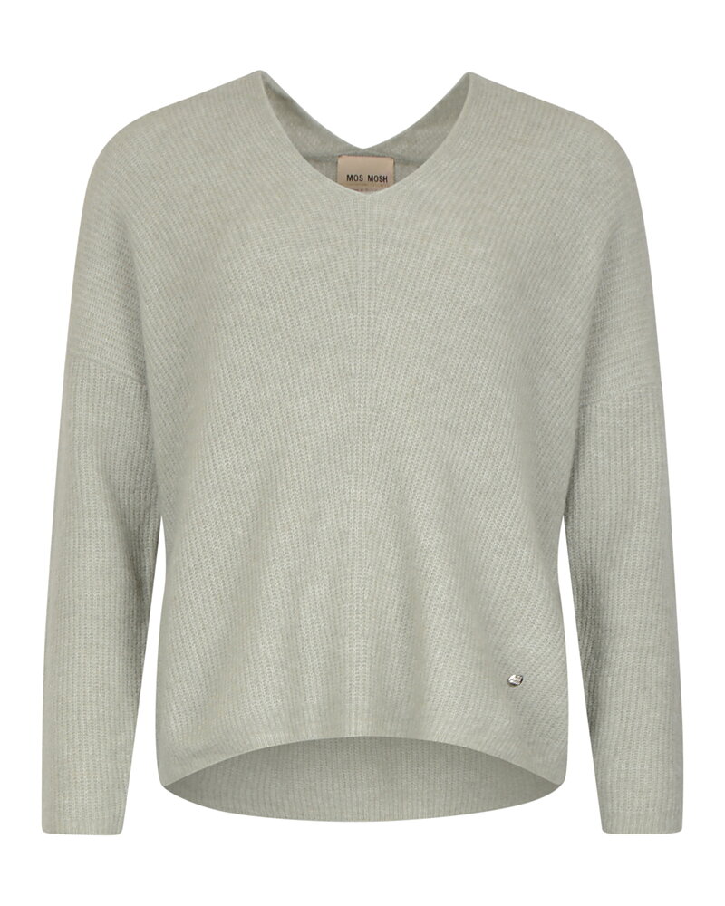 Jumper Thora v-ringad khakigrön