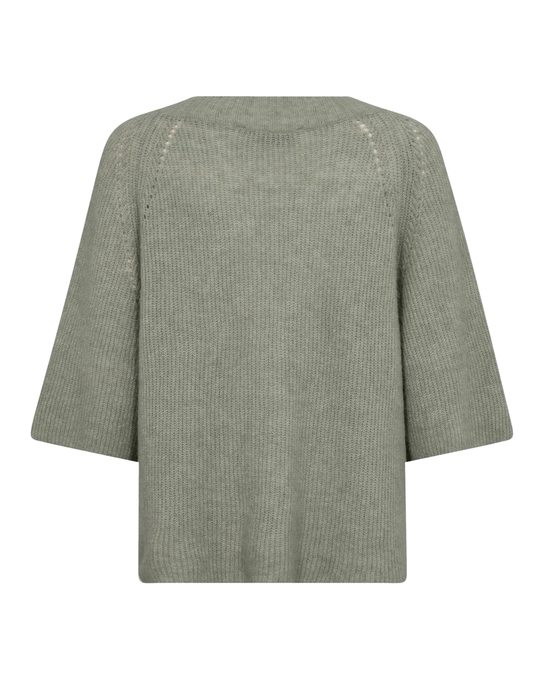 Jumper Taci v-ringad kort ärm khakigrön - 5