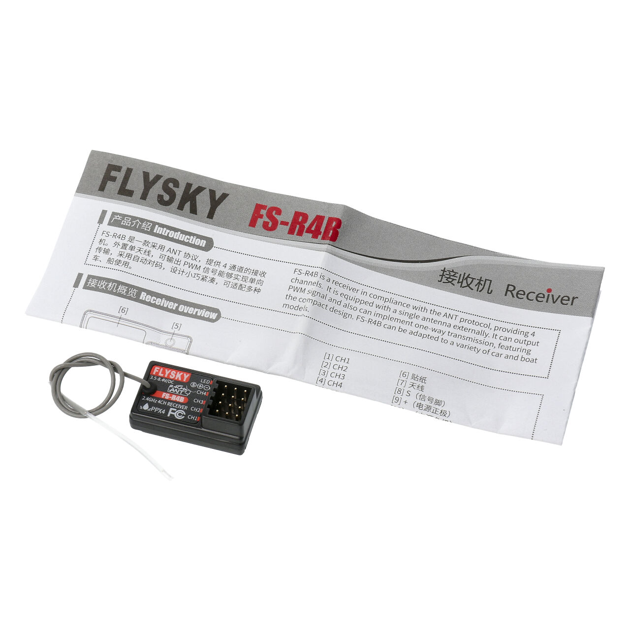 Flysky R4B ANT Receiver 4CH - 2