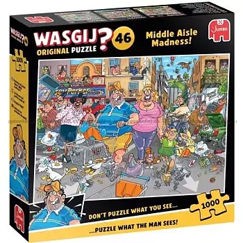 Wasgij Original #46 Middle Aisle Madness! 1000 bitar Jumbo