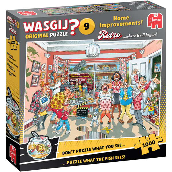 Wasgij Original  Retro#9 Home Improvemens! 1000 bitar Jumbo - 2