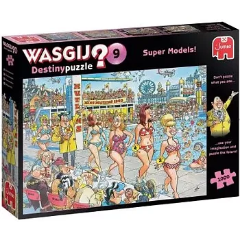 Wasgij Destiny Retro 9 Super Models! 1000 bitar Jumbo