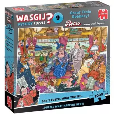 Wasgij Mystery Retro #9 Great Train Robbery! 1000 bitar Jumbo - 2