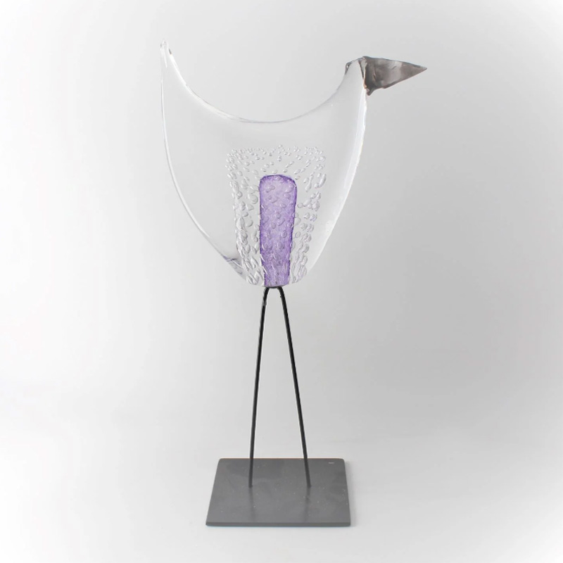 Big Bird Purple - Skulptur