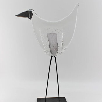 Big Bird Grey - Sculpture
