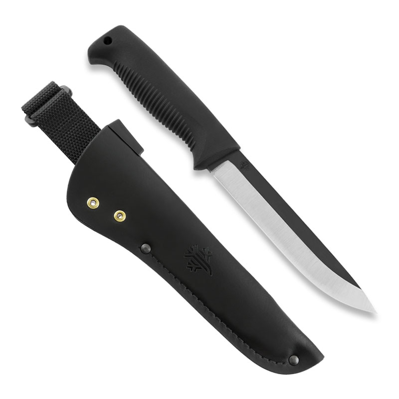 Peltonen M95 Ranger Puukko | Uncoated | TPEblack | Leatherblack