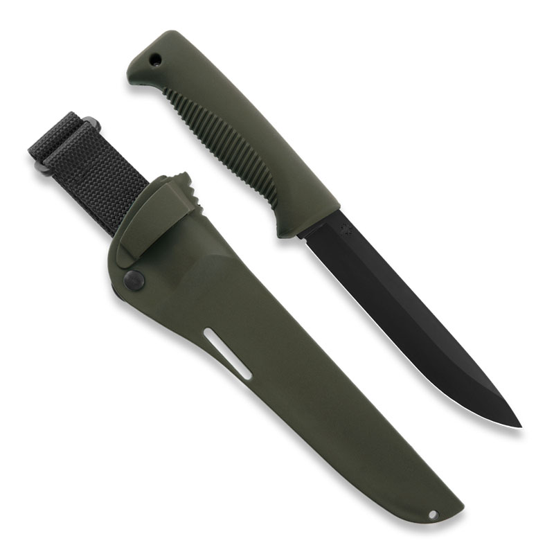 Peltonen M95 Ranger Puukko | PTFEblack | TPEgreen | Compositegreen