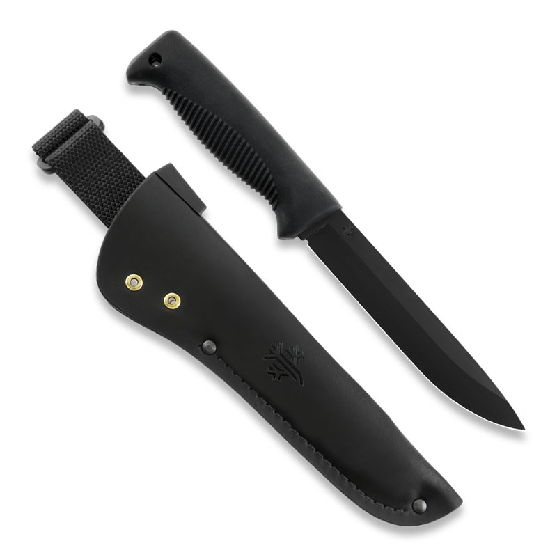 Peltonen M95 Ranger Puukko | PTFEblack | TPEblack | Leatherblack