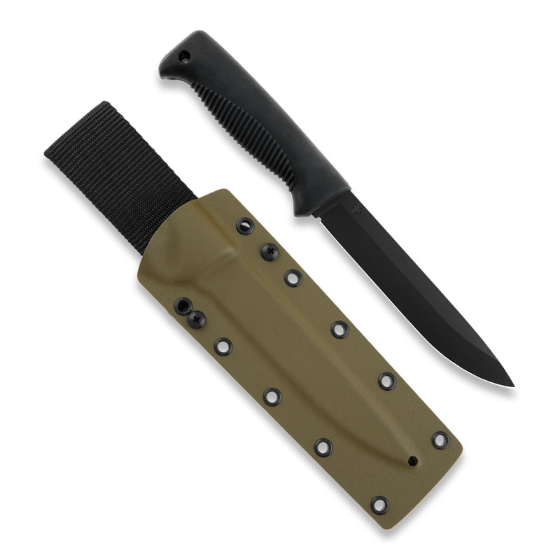 Peltonen M95 Ranger Puukko | PTFEblack | TPEblack | Kydexcoyote