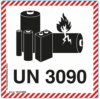 Litiumbatterier UN 3090