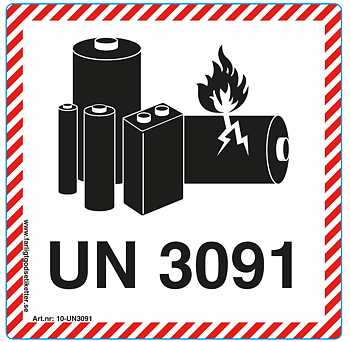 Litiumbatterier UN 3091