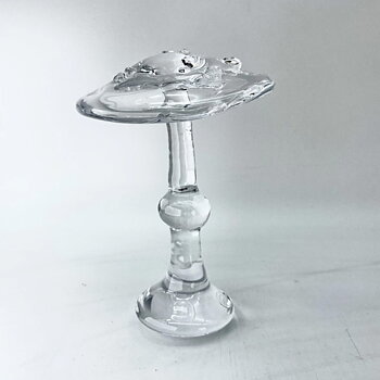Sponge - Sculpture in clear glass