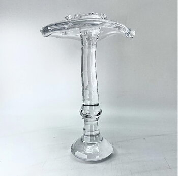Sponge - Sculpture in clear glass