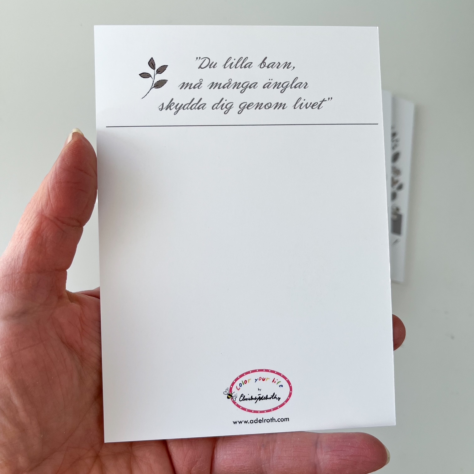 Välkommen till världen, enkelt kort  - 2
