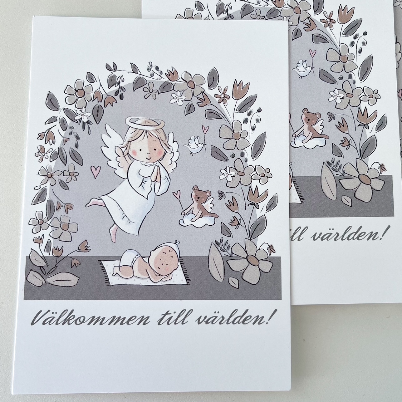 Välkommen till världen, enkelt kort 