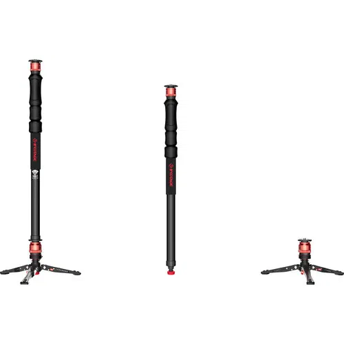 Ifootage Cobra 3 Strike III Monopod with  Mini Tripod Base - 4