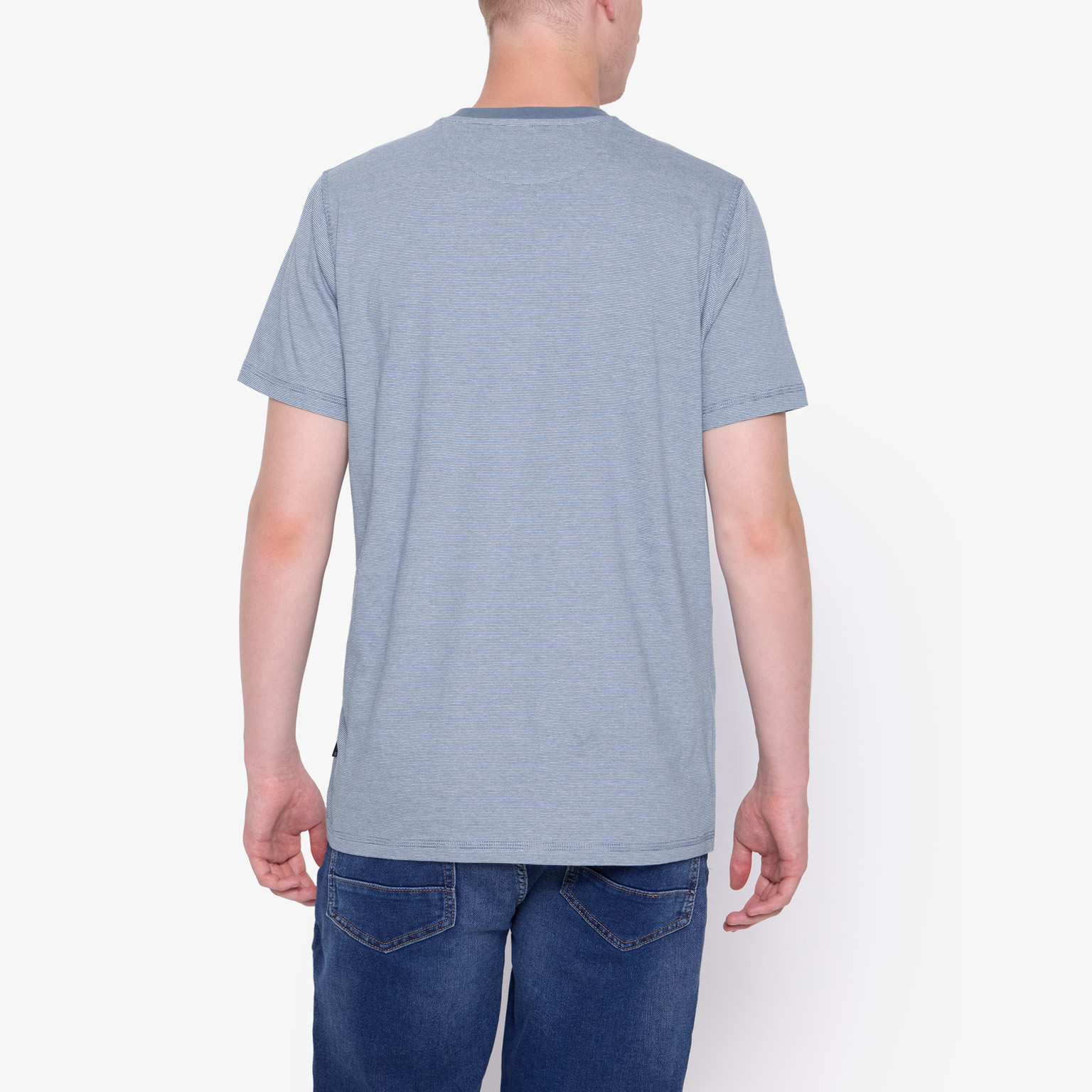 Signal - Yann Mini Stripe Tee - Bluefin - 3