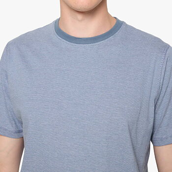 Signal - Yann Mini Stripe Tee - Bluefin