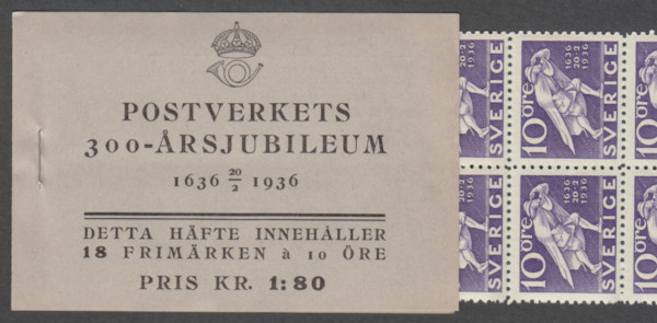 H30, Postverket 300 år 1936