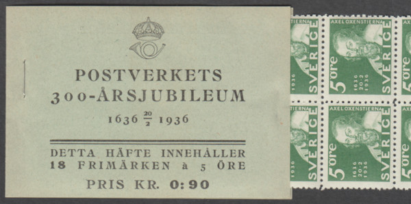 H29, Postverket 300 år 1936