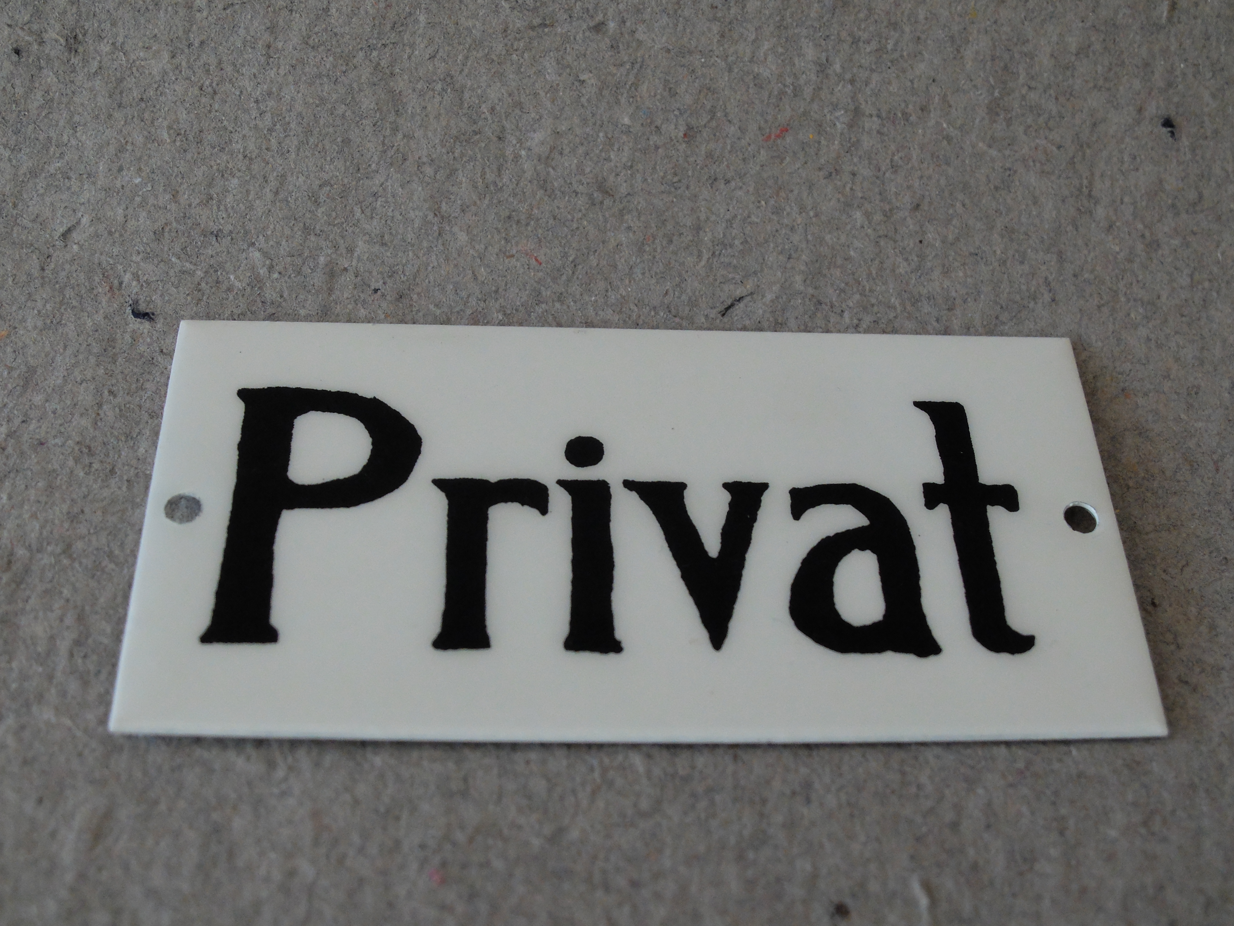 Skylt-Privat