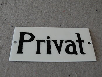 Skylt-Privat