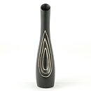 Birger Åström (1960s) Black Modern Vase 24 cm