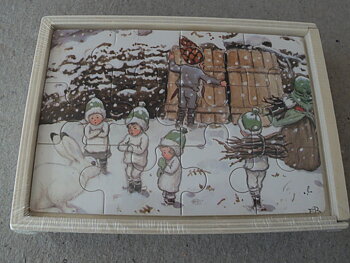 Elsa Beskow/4 pussel /Vinter