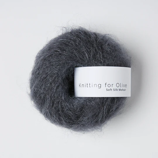 Soft Silk Mohair Midnight | Knitting for Olive
