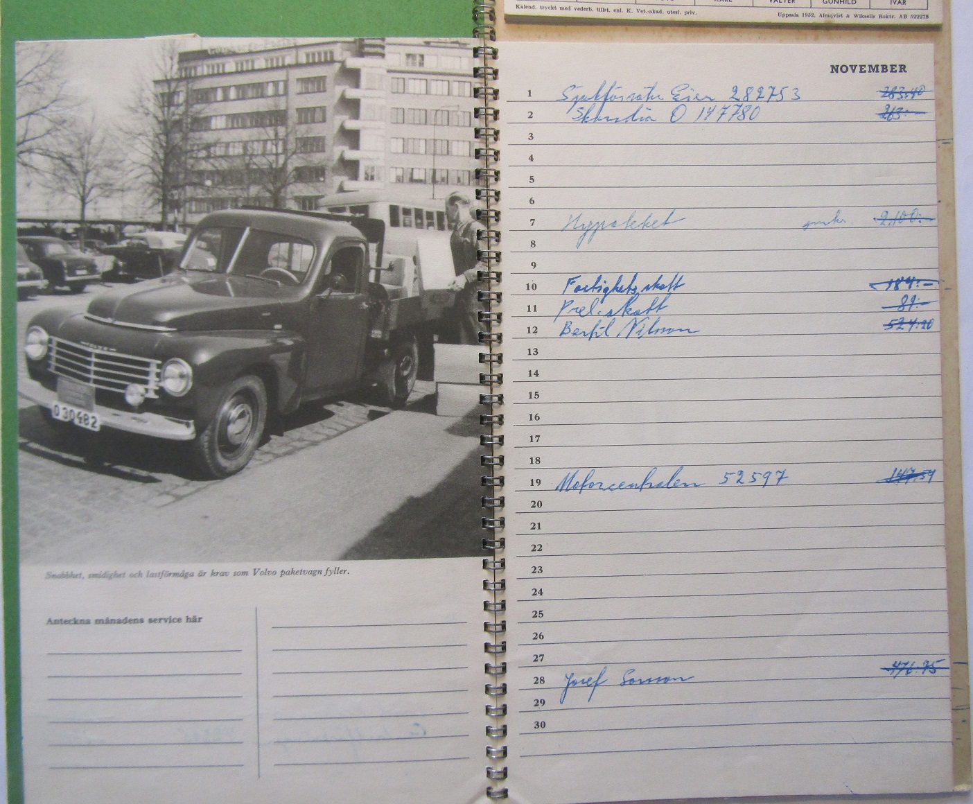 1953 Volvo  Kalender - 3