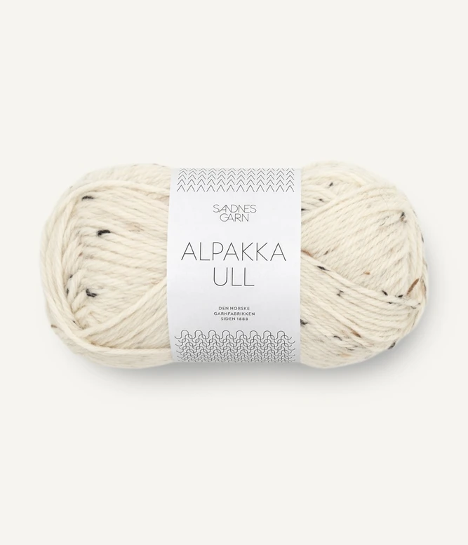 Alpakka Ull 2523 Natur Tweed | Sandnes Garn 