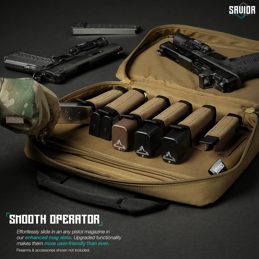 Savior Equipment Specialist Double Pistol Case - FDE 4