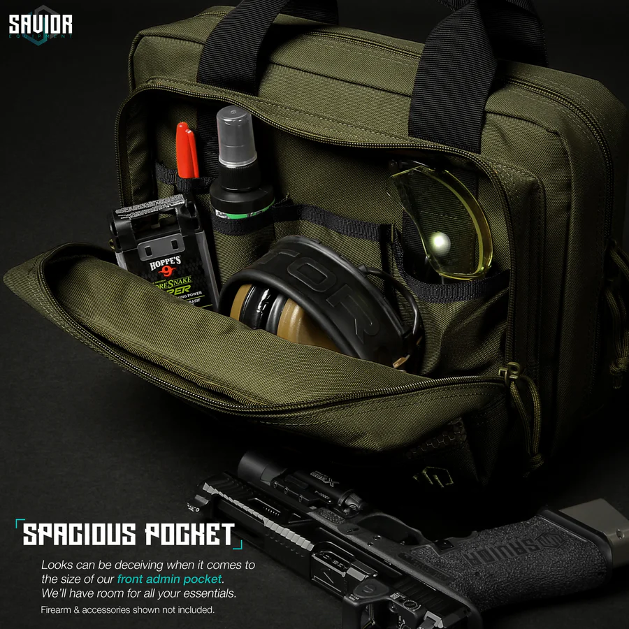 Savior Equipment Specialist Double Pistol Case - OD Green 5
