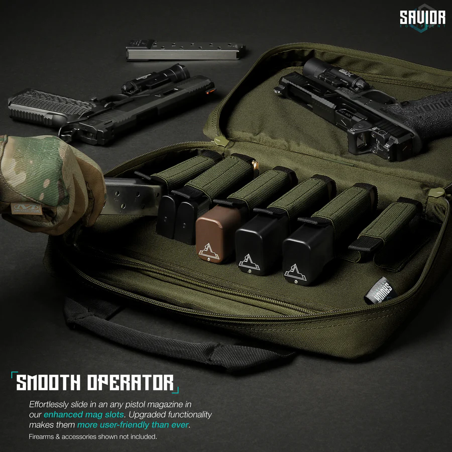 Savior Equipment Specialist Double Pistol Case - OD Green 4