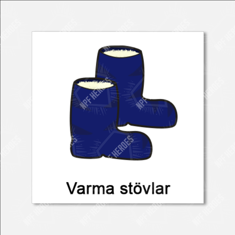 Bildstödsbilder Vinter, 3x3 cm - 29