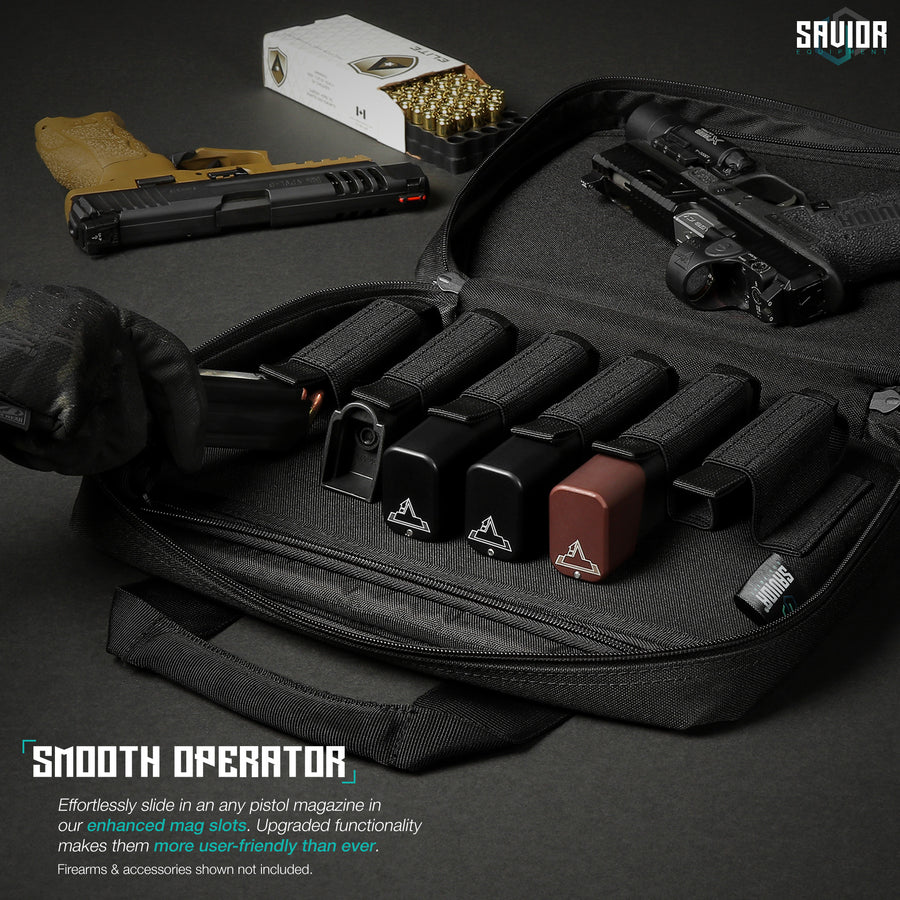 Savior Equipment Specialist Double Pistol Case - Black 4