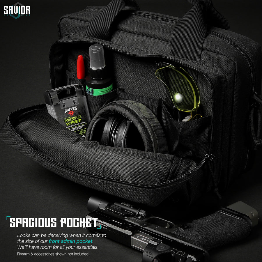 Savior Equipment Specialist Double Pistol Case - Black 5
