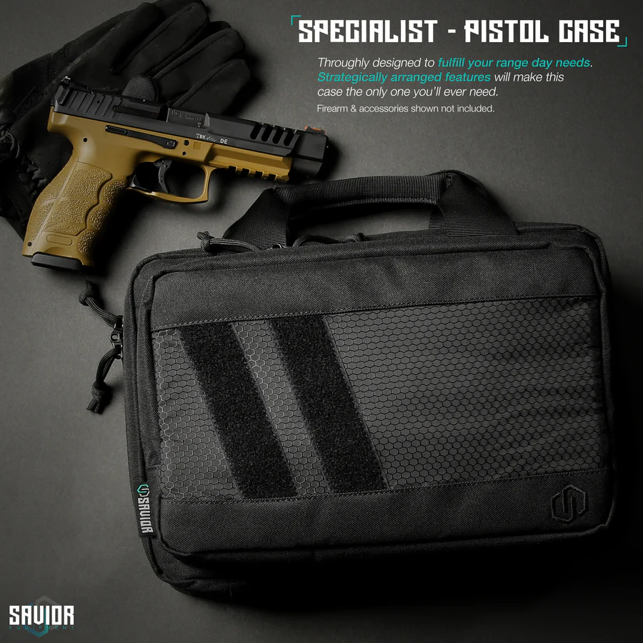Savior Equipment Specialist Double Pistol Case - Black 2