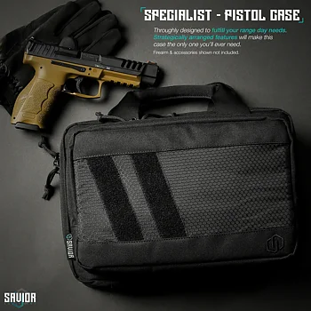Savior Equipment Specialist Double Pistol Case - Black 2