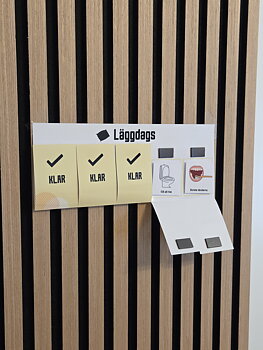 Checklista, Läggdags och Morgon, inklusive bilder