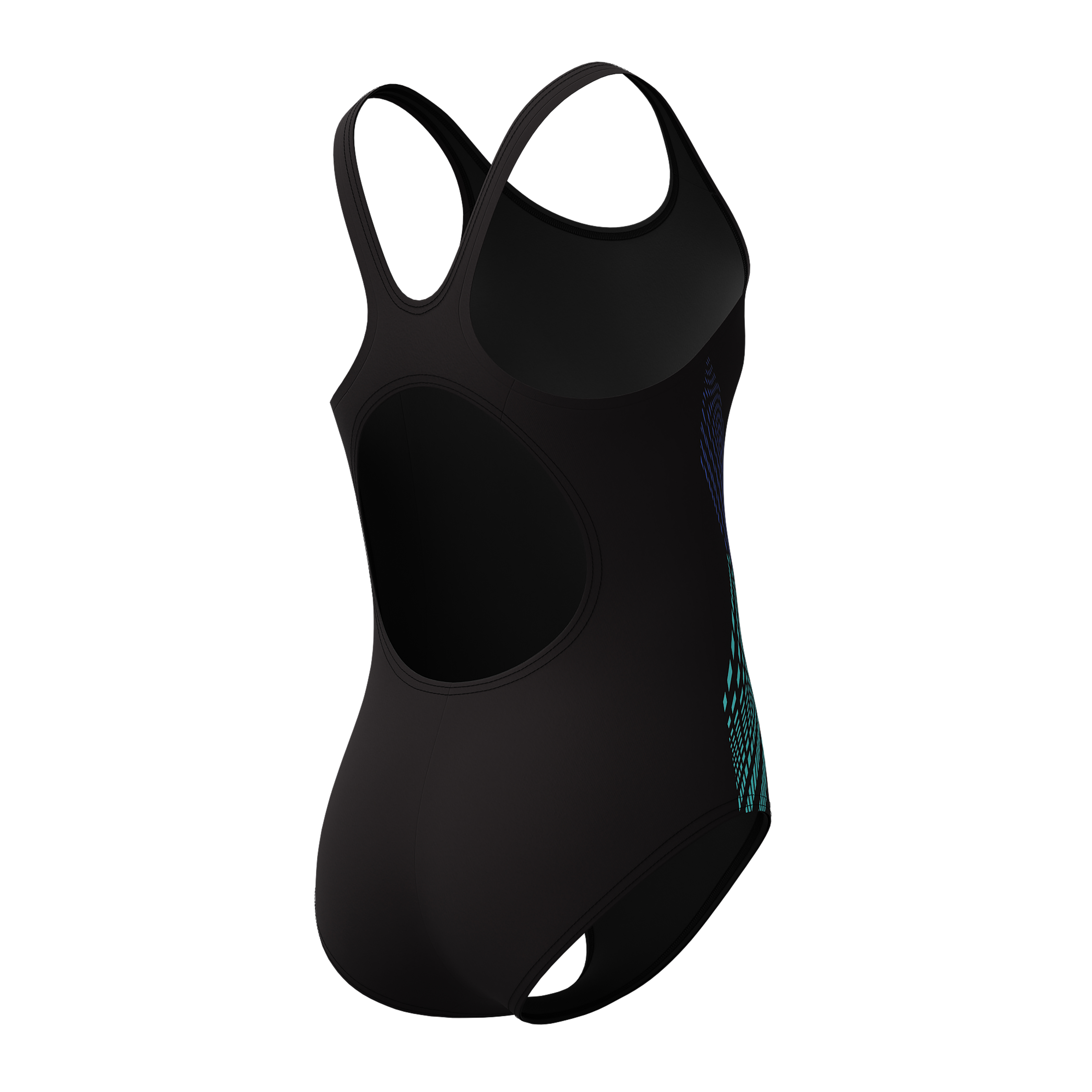 SPEEDO Girls Placmement Muscleback Blue - 4