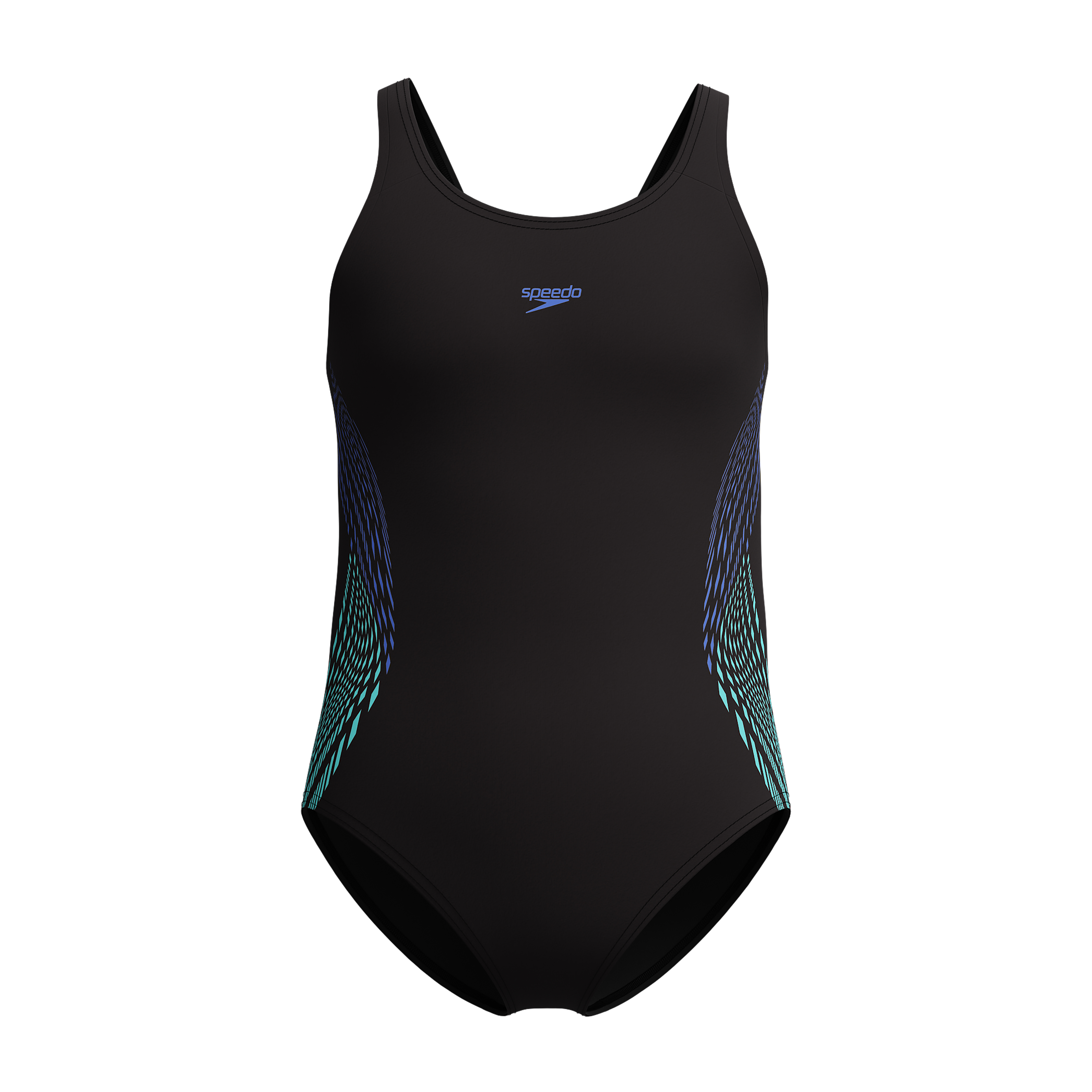 SPEEDO Girls Placmement Muscleback Blue