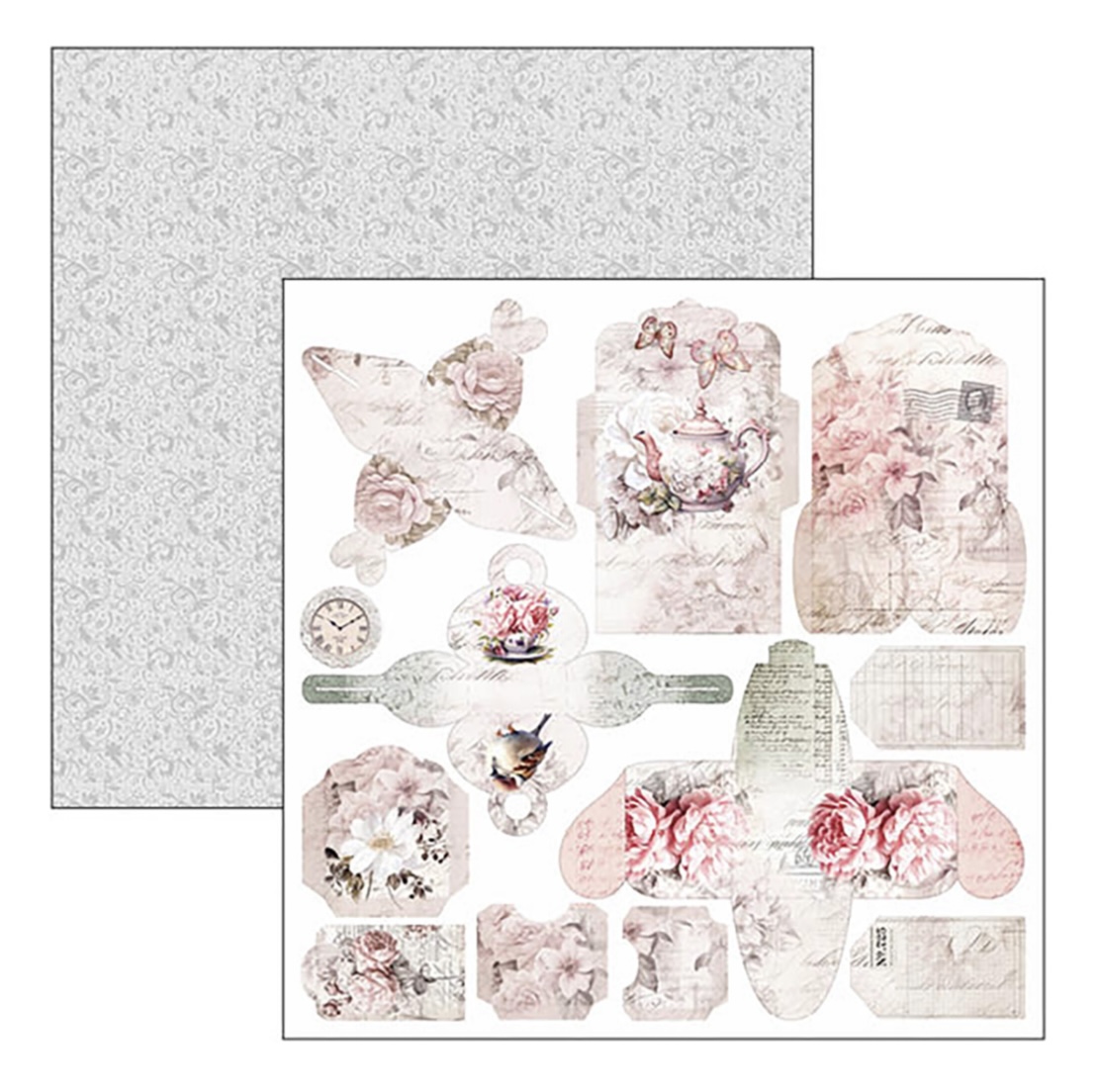 Ciao Bella Timeless  Moments - Paperpad 12"X12" - 8