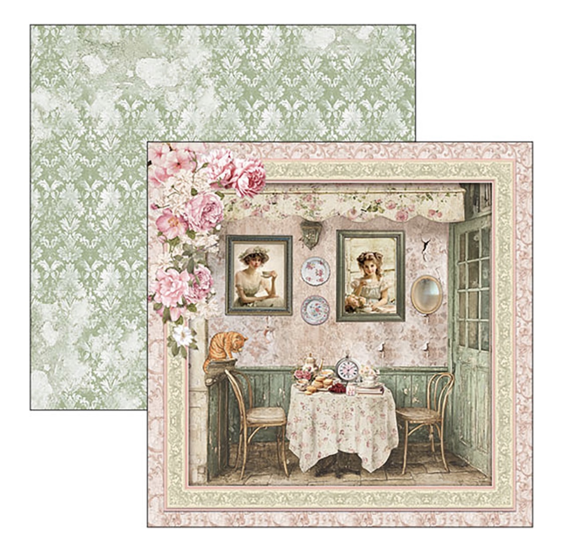 Ciao Bella Timeless  Moments - Paperpad 12"X12" - 10