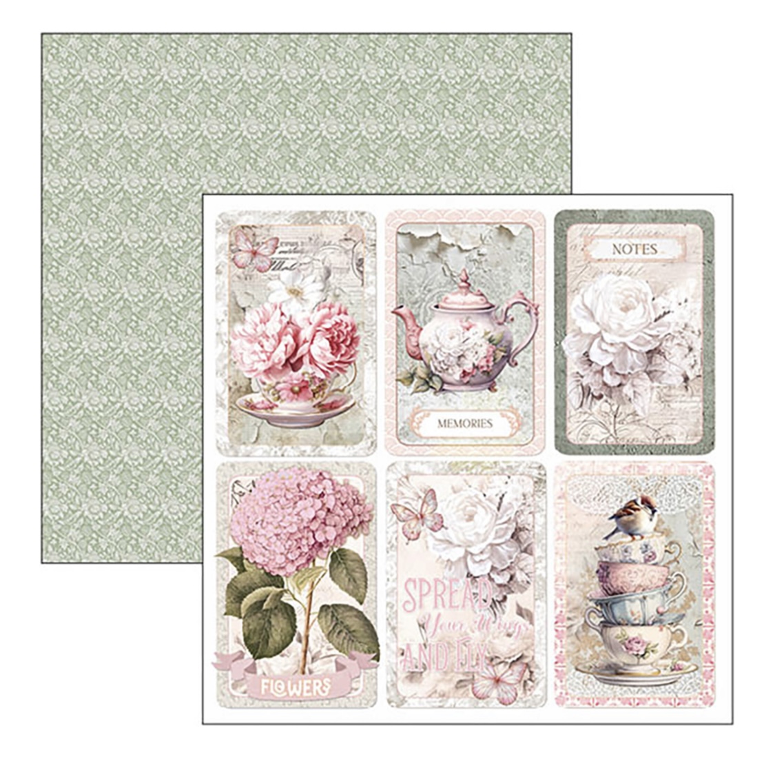 Ciao Bella Timeless  Moments - Paperpad 12"X12" - 4