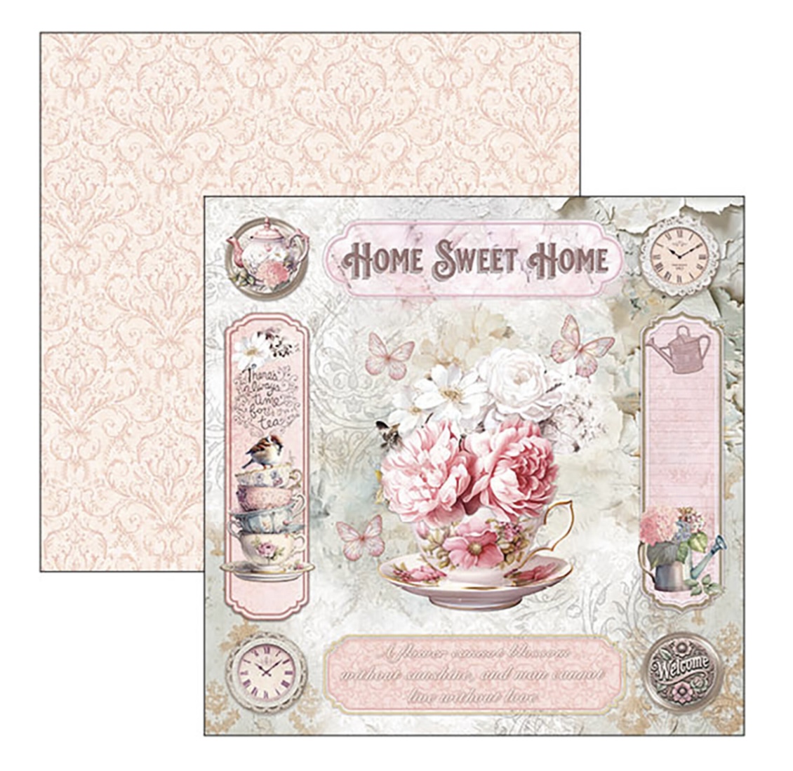 Ciao Bella Timeless  Moments - Paperpad 12"X12" - 9