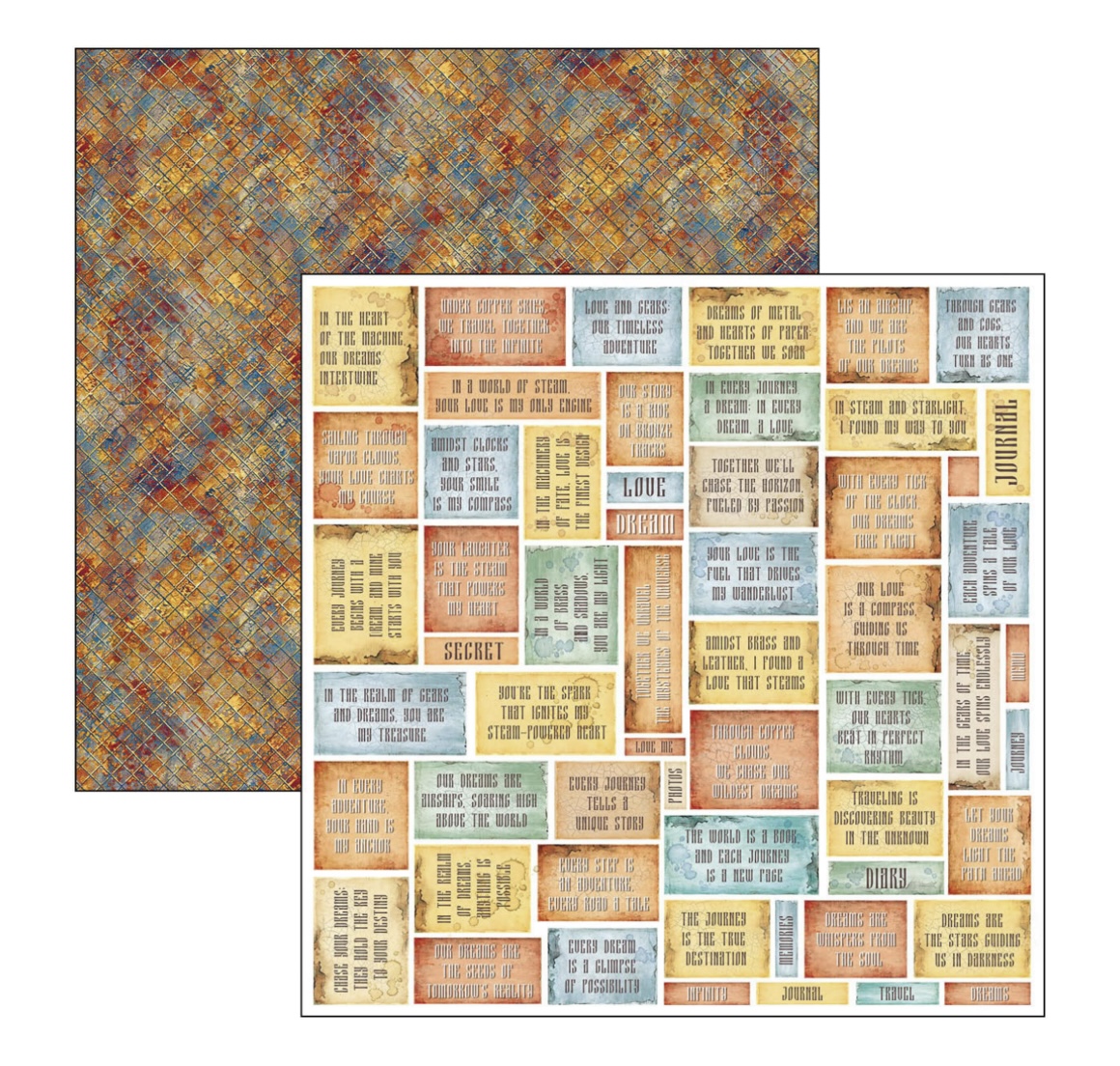 Ciao Bella Esprit de Voyage - Paperpad 12"X12" - 7
