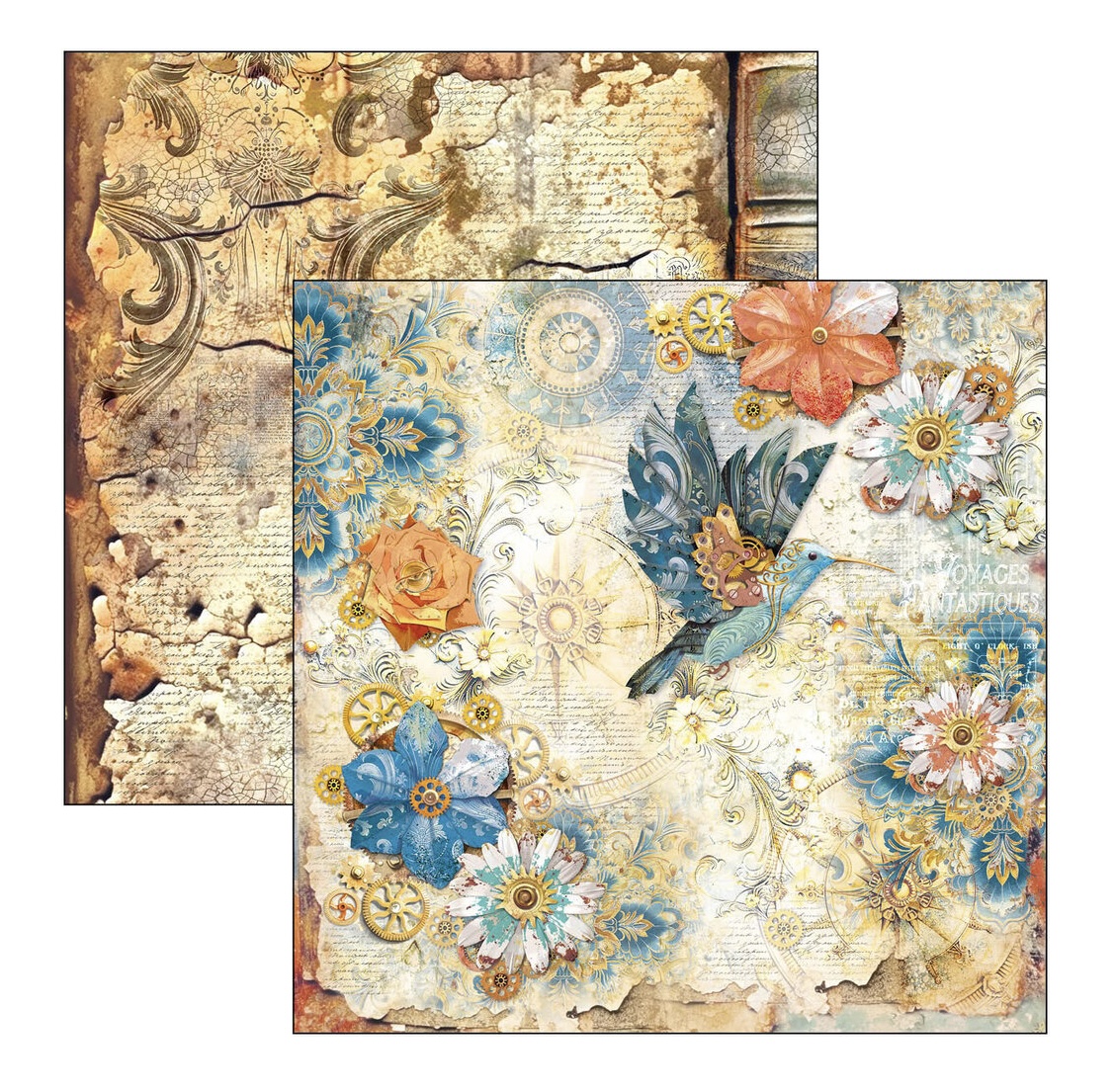 Ciao Bella Esprit de Voyage - Paperpad 12"X12" - 2
